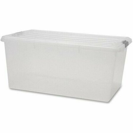 IRIS USA STORAGE BOX W/LID, 68 QUART, 17-1/2X26-1, 5PK IRS100101